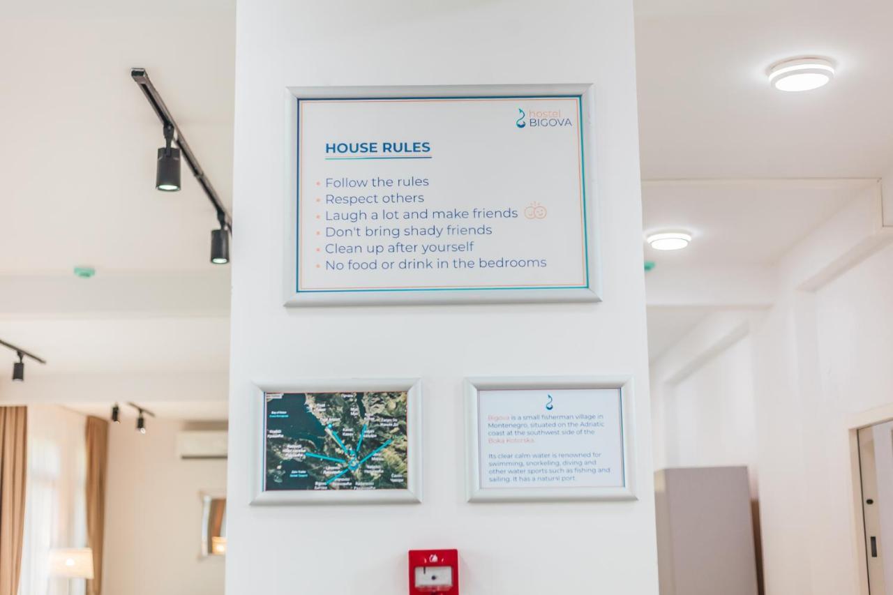Hostel Bigova Kotor Eksteriør billede